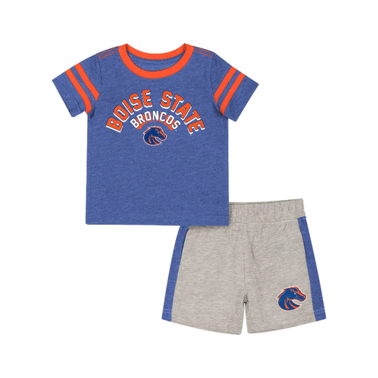 Boise State Broncos Colosseum Infant Two-Piece Set (Blue/Grey)
