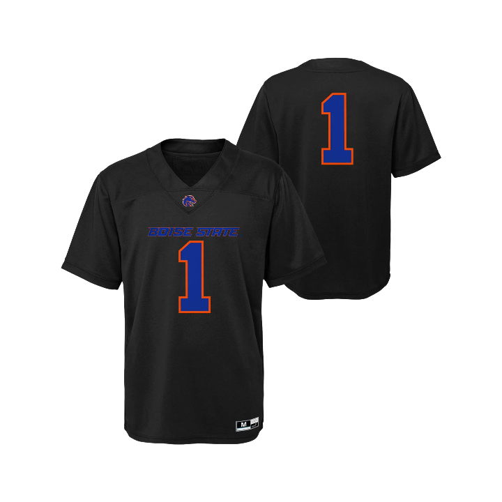 Boise State Broncos Gen2 Youth Football Jersey (Black)