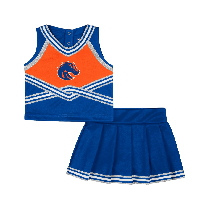 Boise State Broncos Colosseum Toddler Cheerleader Set (Blue/Orange)