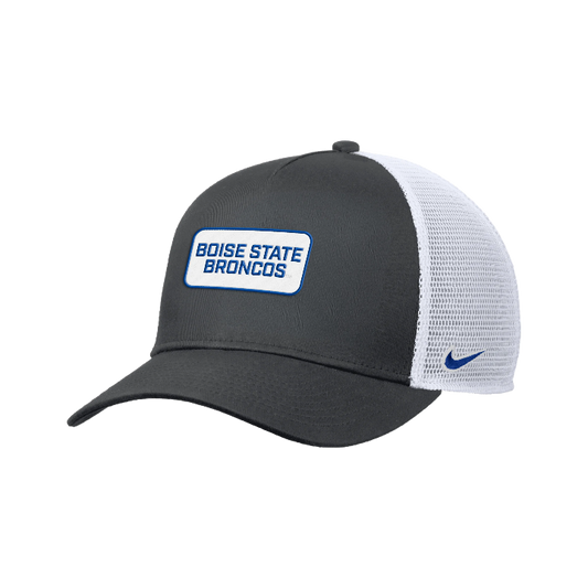 Boise State Broncos Nike Rise Snapback Trucker Hat (Black)