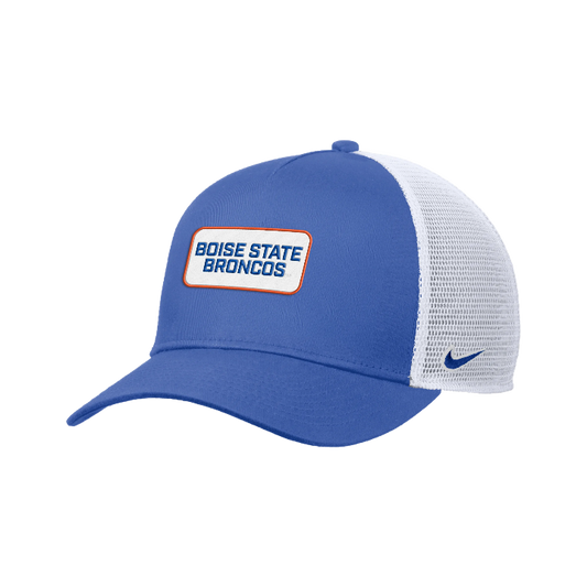 Boise State Broncos Nike Rise Snapback Trucker Hat (Blue)