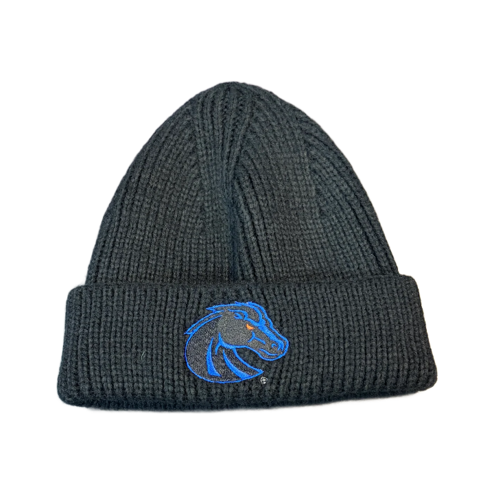 Boise State Broncos Legacy Pom Beanie (Black)