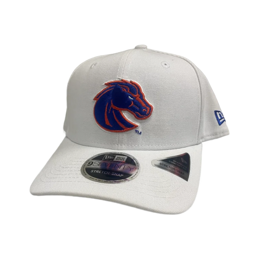 Boise State Broncos New Era 9Seventy Stretch-Snapback Hat (White)