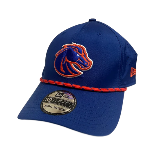 Boise State Broncos New Era Rope 39Thirty Flex Fit Hat (Blue)