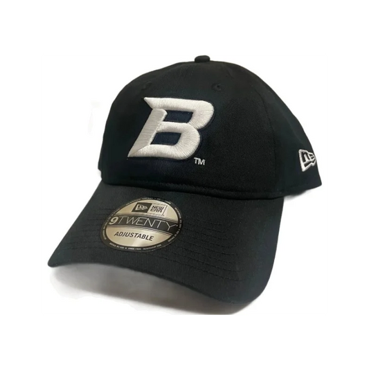 Boise State Broncos New Era "B" 9Twenty Adjustable Hat (Black)