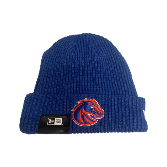 Boise State Broncos New Era Textured Beanie (Blue)