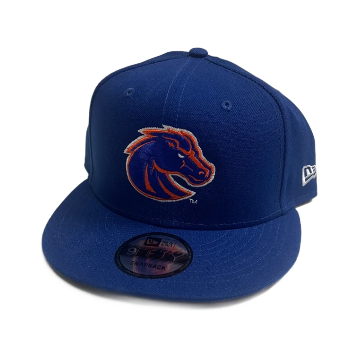 Boise State Broncos New Era Bronco 9Fifty Snapback Hat (Blue)