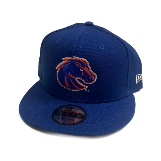 Boise State Broncos New Era Bronco 9Fifty Snapback Hat (Blue)