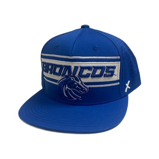 Boise State Broncos CapX Breathable Snapback Hat (Blue)