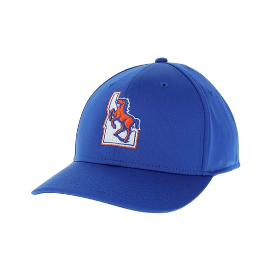 Boise State Broncos Legacy Throwback Logo Flex Fit Hat (Blue)