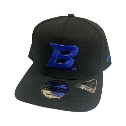Boise State Broncos New Era "B" 9Fifty A-Frame Snapback Hat (Black)