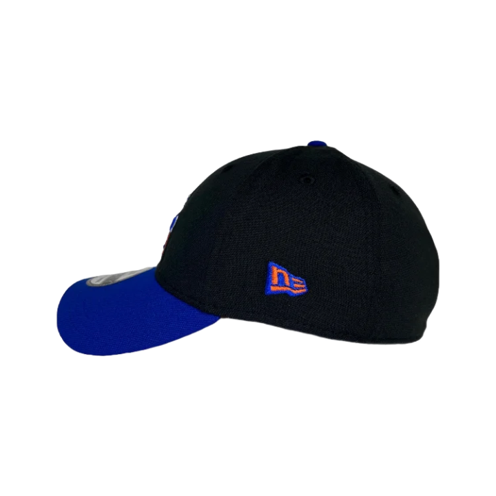 Boise State Broncos New Era Vault Horse Jeanty 39Thirty Flex Fit Hat (Black/Blue)