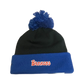 Boise State Broncos New Era Retro Pom Beanie (Black/Blue)