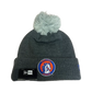 Boise State Broncos New Era Throwback Pom Beanie (Charcoal)