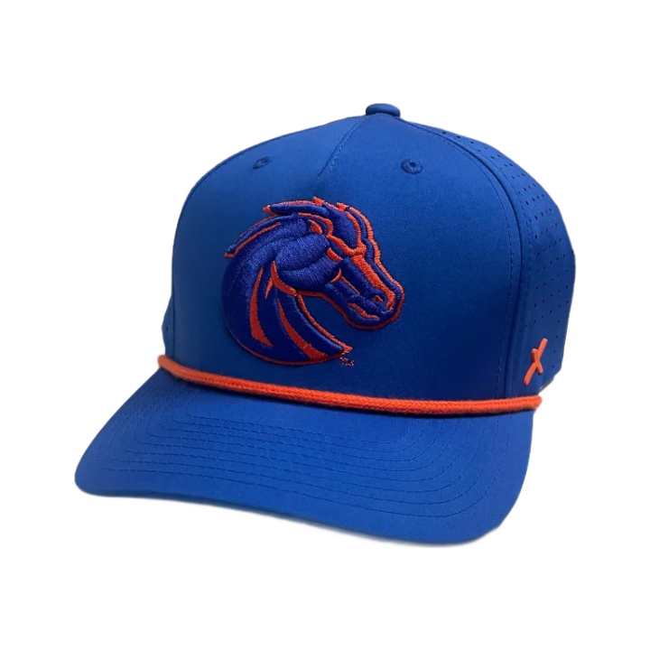 Boise State Broncos CapX Rope Breathable Snapback Hat (Blue)