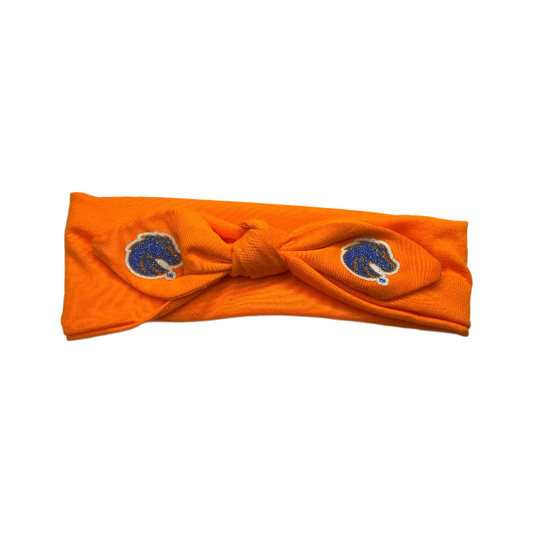 Boise State Broncos USA Bows Head Band (Orange)
