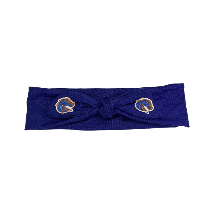 Boise State Broncos USA Bows Head Band (Blue)