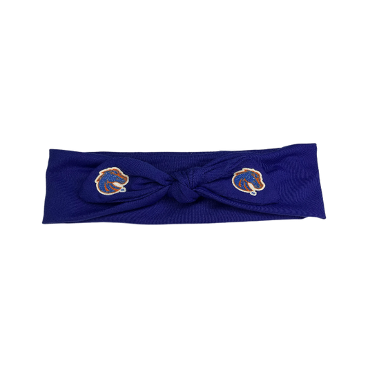 Boise State Broncos USA Bows Head Band (Blue)