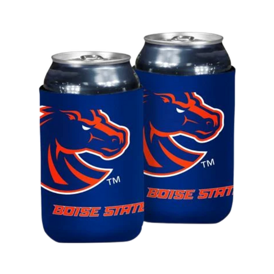 Boise State Broncos Logo Brands Oversized Logo 12oz Can Cooler (Blue)