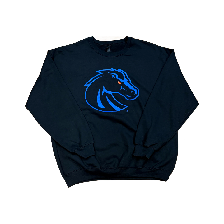 Boise State Broncos Men's Select Bronco Crewneck Sweatshirt (Black)