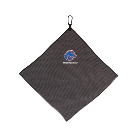Boise State Broncos Team Effort 15x15 Face/Club Golf Towel (Grey)