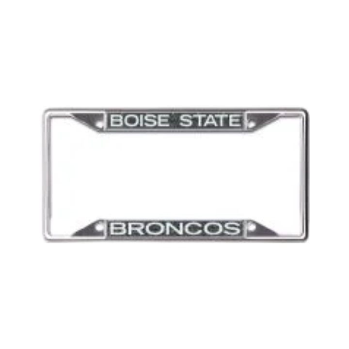 Boise State Broncos Wincraft Metal License Plate Frame (Black/White)