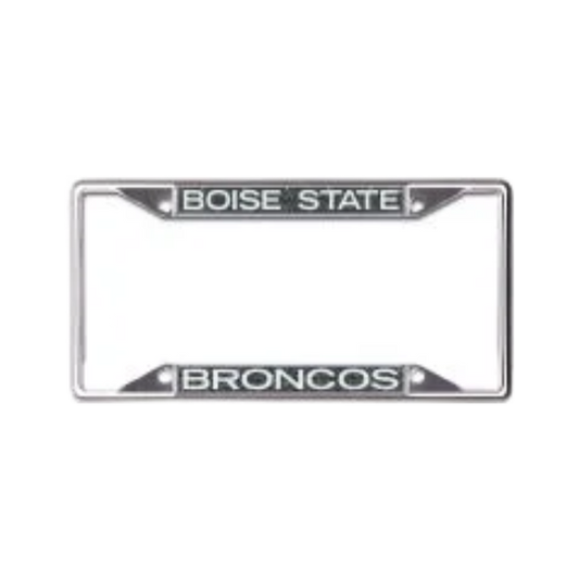 Boise State Broncos Wincraft Metal License Plate Frame (Black/White)