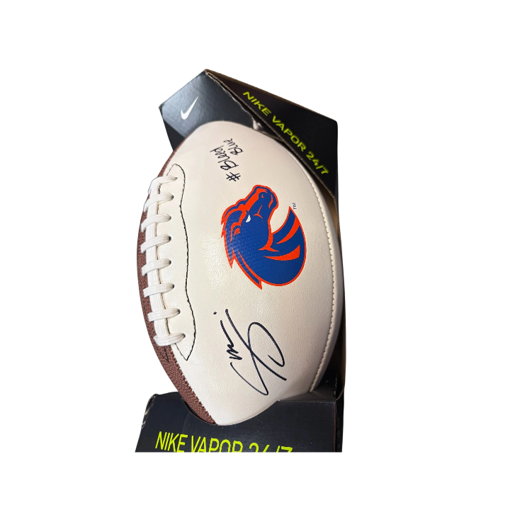 Boise State Broncos Nike Scott Matlock Autographed Football (Brown)