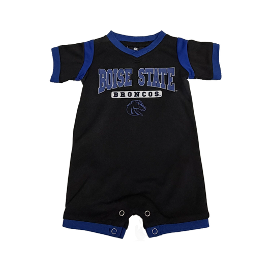 Boise State Broncos Infant Colosseum Jersey Romper Onesie (Black)