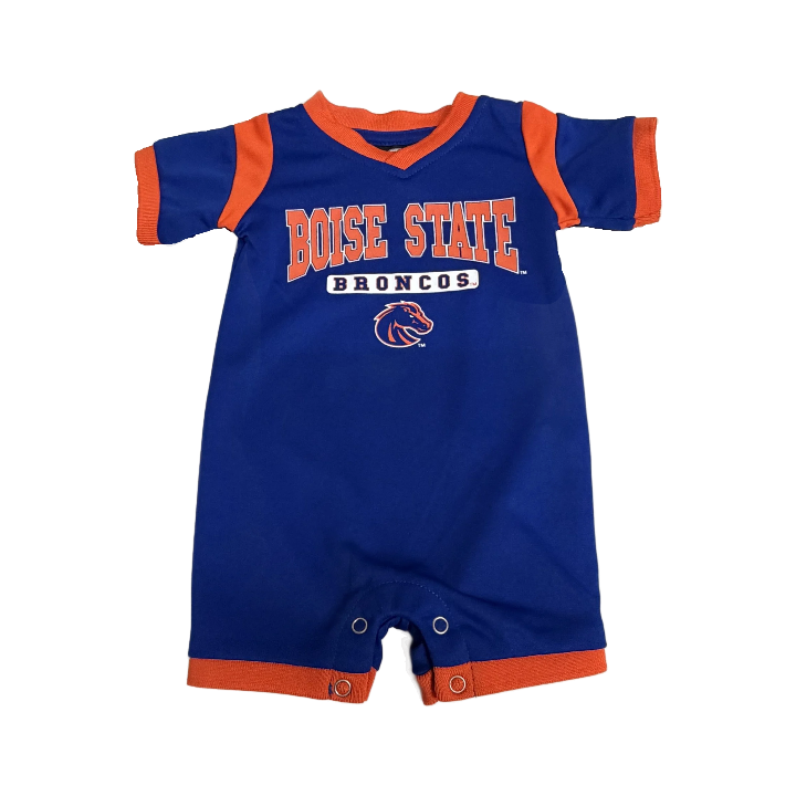 Boise State Broncos Infant Colosseum Jersey Romper Onesie (Blue)