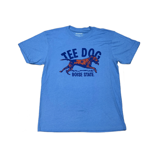 Boise State Broncos Men's Homefield Tee Dog T-Shirt (Blue)