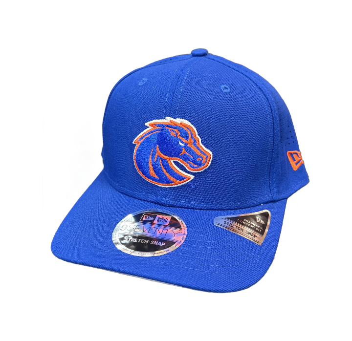 Boise State Broncos New Era Perforated 9Seventy Stretch-Snapback Hat (Blue)