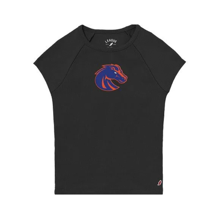 Boise State Broncos Women's Legacy Tight Fit T-Shirt (Black)