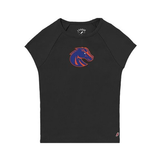 Boise State Broncos Women's Legacy Tight Fit T-Shirt (Black)