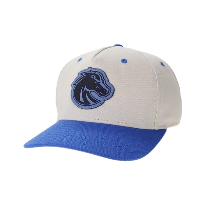 Boise State Broncos Legacy Heritage Snapback Hat (Cream/Blue)
