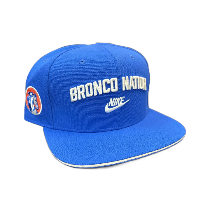 Boise State Broncos Nike Pro "Bronco Nation" Snapback Hat (Blue)
