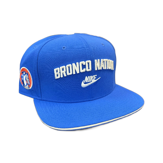 Boise State Broncos Nike Pro "Bronco Nation" Snapback Hat (Blue)