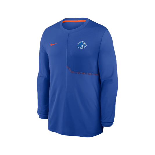 Boise State Broncos Men's Nike On-Field UV Long Sleeve Dri-Fit T-Shirt (Blue)