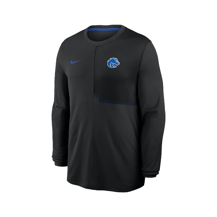 Boise State Broncos Men's Nike On-Field UV Long Sleeve Dri-Fit T-Shirt (Black)