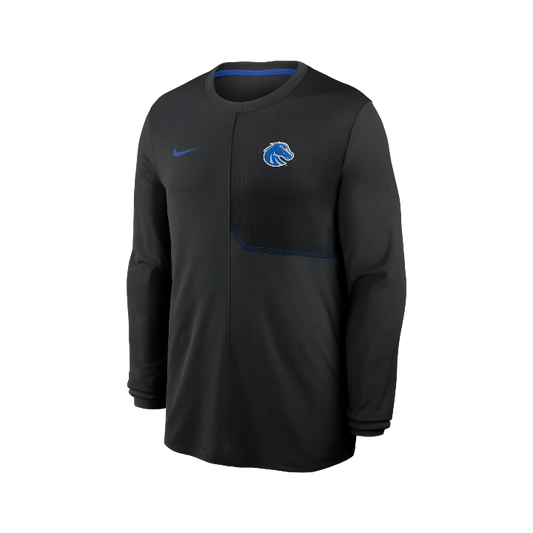 Boise State Broncos Men's Nike On-Field UV Long Sleeve Dri-Fit T-Shirt (Black)