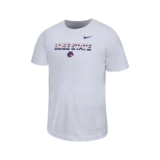 Boise State Broncos Youth Nike Dri-Fit T-Shirt (White)