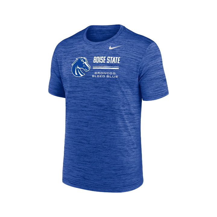 Boise State Broncos Men's Nike '26 Velocity Dri-Fit T-Shirt (Blue)