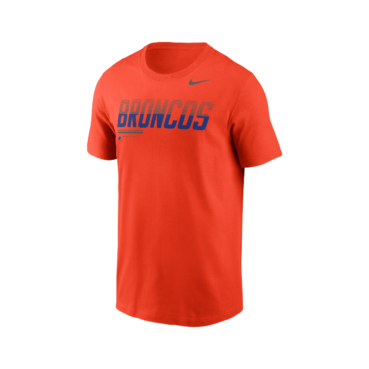 Boise State Broncos Men's Nike "Broncos" Dri-Fit T-Shirt (Orange)