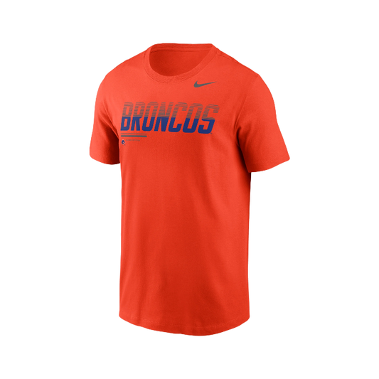 Boise State Broncos Men's Nike "Broncos" Dri-Fit T-Shirt (Orange)