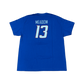 Boise State Broncos Youth Select "Meadow" Name and Number Basketball T-Shirt (Blue)