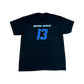 Boise State Broncos Youth Select "Meadow" Name and Number Basketball T-Shirt (Black)