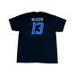 Boise State Broncos Youth Select "Meadow" Name and Number Basketball T-Shirt (Black)