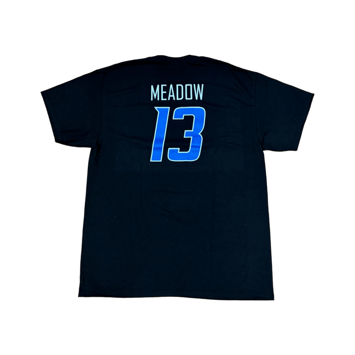 Boise State Broncos Men's Select "Meadow" Name and Number Basketball T-Shirt (Black)