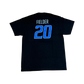 Boise State Broncos Men's Select "Fielder" Name and Number Basketball T-Shirt (Black)