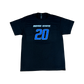 Boise State Broncos Men's Select "Fielder" Name and Number Basketball T-Shirt (Black)